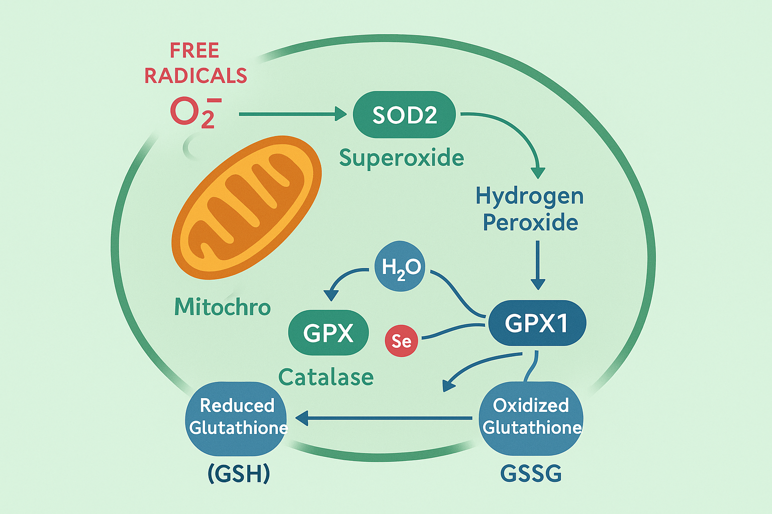 Antioxidant Pathway Diagram