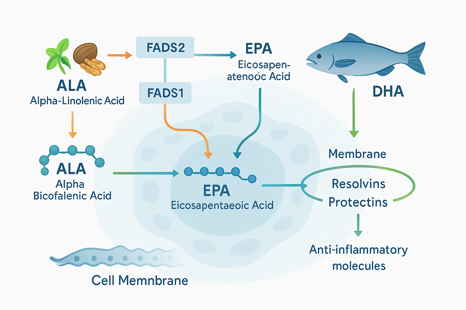 Omega-3 Pathway Diagram